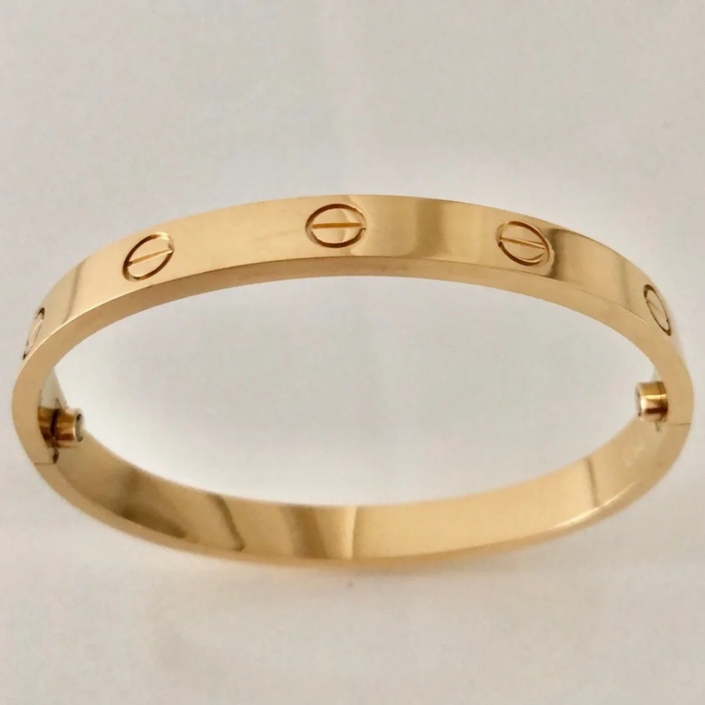 Gold Screw Classic Model Bracelet